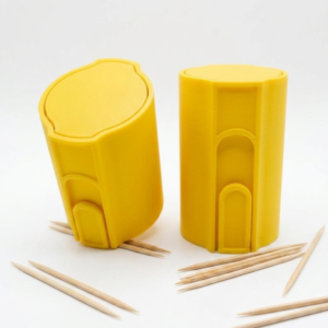 Porta Palillos de Dientes 3D – Estuche Compacto, Higiénico y Reutilizable
