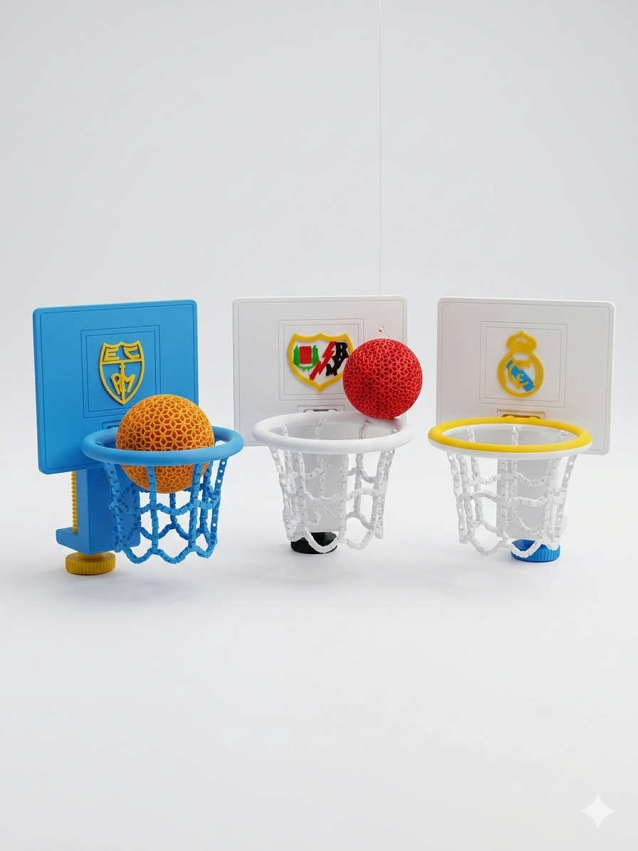 Mini Canasta de Baloncesto para Escritorio Personalizada – Encesta Desde tu Silla | Decoración Gamer & Oficina - Imagen 4