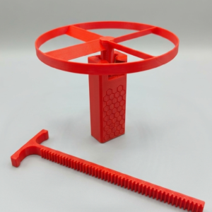 Lanzador de Hélice Voladora y Peonza 3D – Juguete Giratorio Divertido para Niños y Adultos