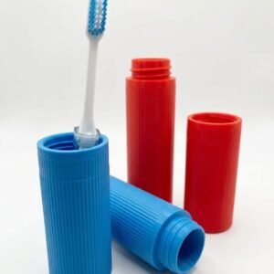 Funda para Cepillo de Dientes de Viaje – Bote Higiénico Impreso en 3D con Tapa de Rosca