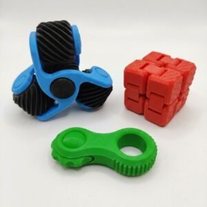 Gadget Antiestrés 3D – Fidget, Cubo Infinito o Spinner para Relajación y Concentración