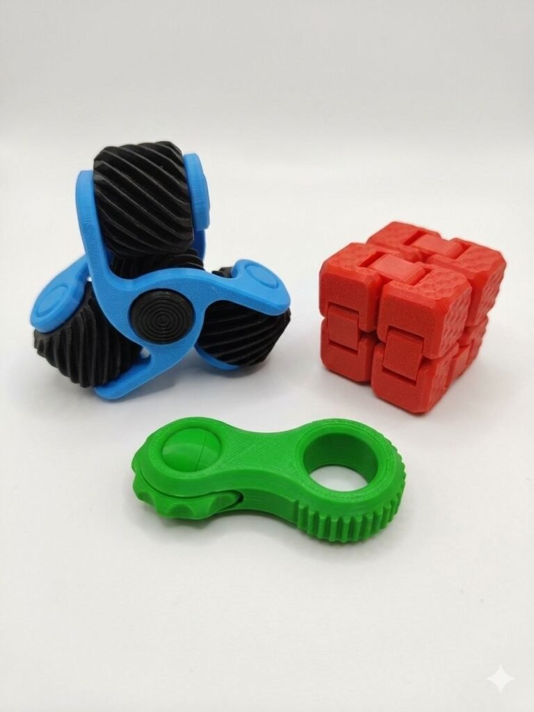 Fidget Toy Antiestrés 3D – Cubo Infinito, Spinner y Gadgets para Concentración y Relajación