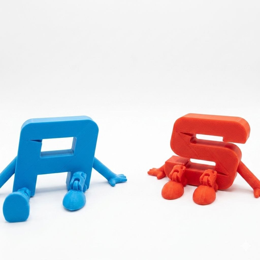 Muñeco Flexi Personalizado con Letra o Número – Figura Articulada 3D para Escritorio, Regalo Original y Decoración Creativa - Imagen 2