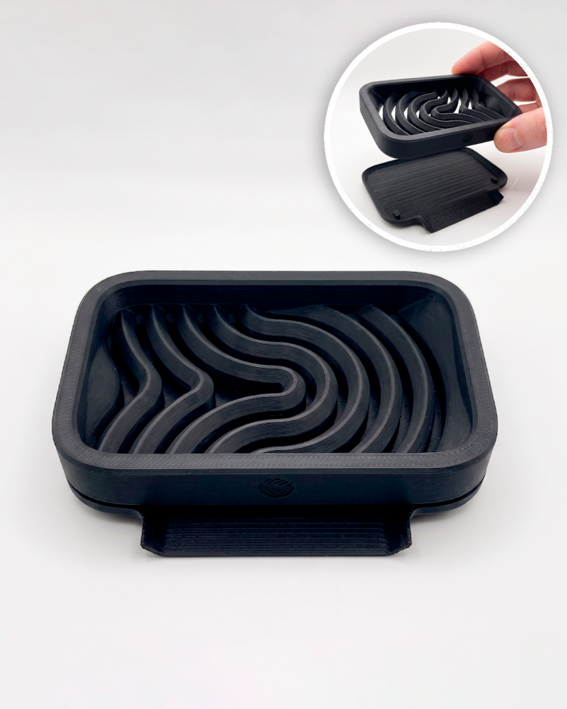 Jabonera para Jabón Sólido con Drenaje – Soporte de Baño Moderno y Minimalista | Accesorio para Ducha y Lavabo